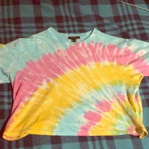 Small tyedye crop top